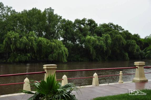 O rio Uruguay na cidade de Carmelo, no sudoeste do Uruguai